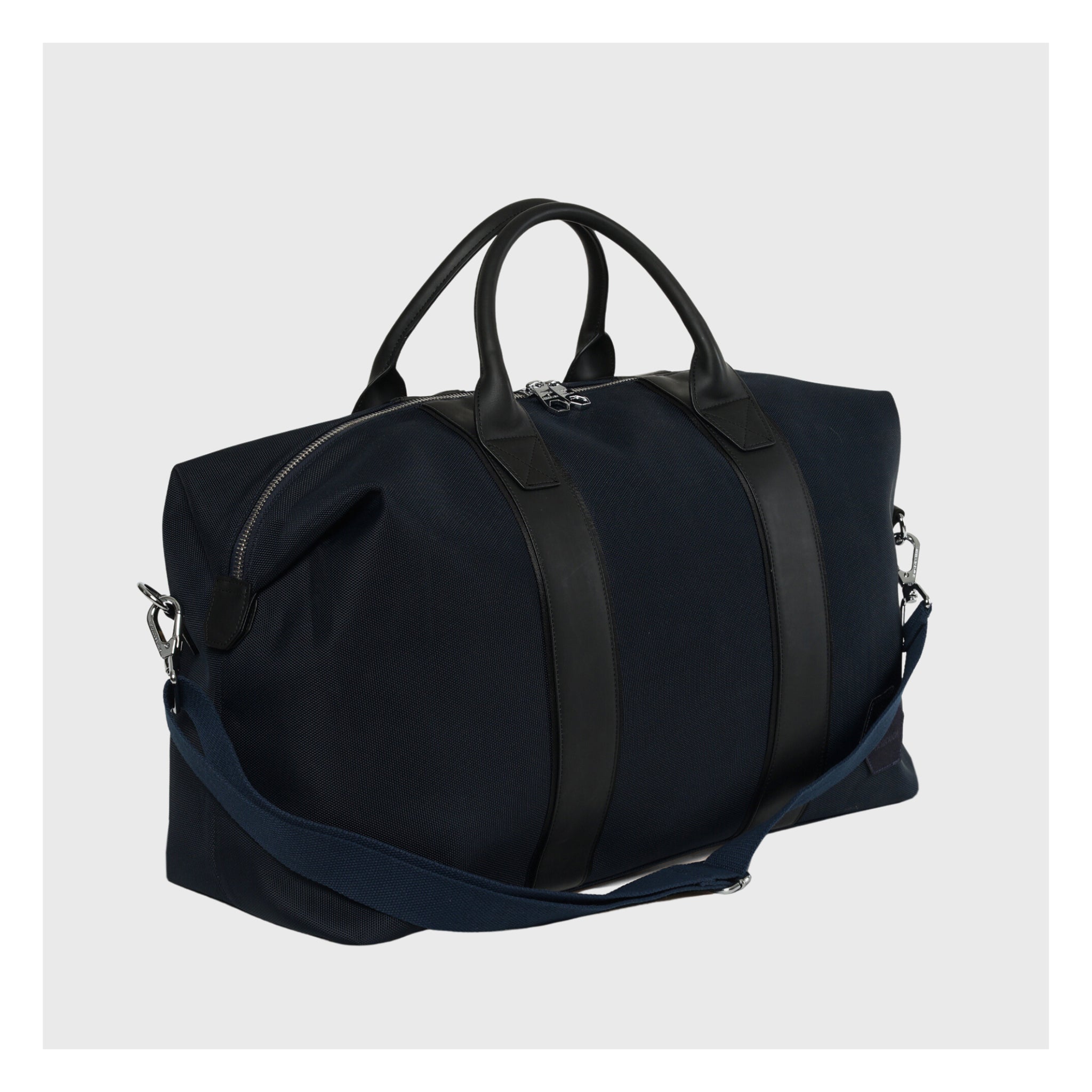 Mens-Travel-Bag-Dark-Blue-Side-Perspective