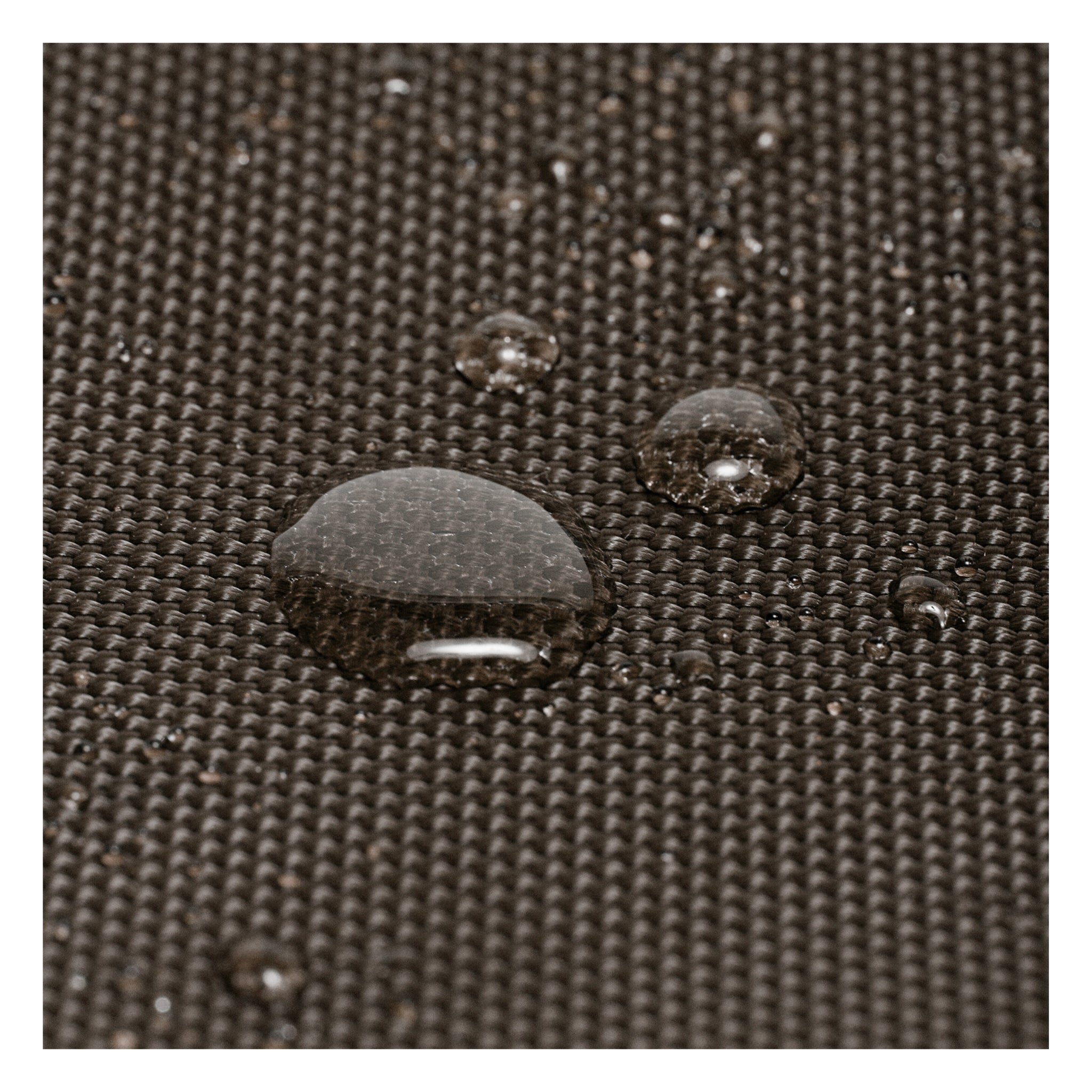 Close-up of Eco-Friendly Nylon Weekender water-resistant material, combining sustainability with style